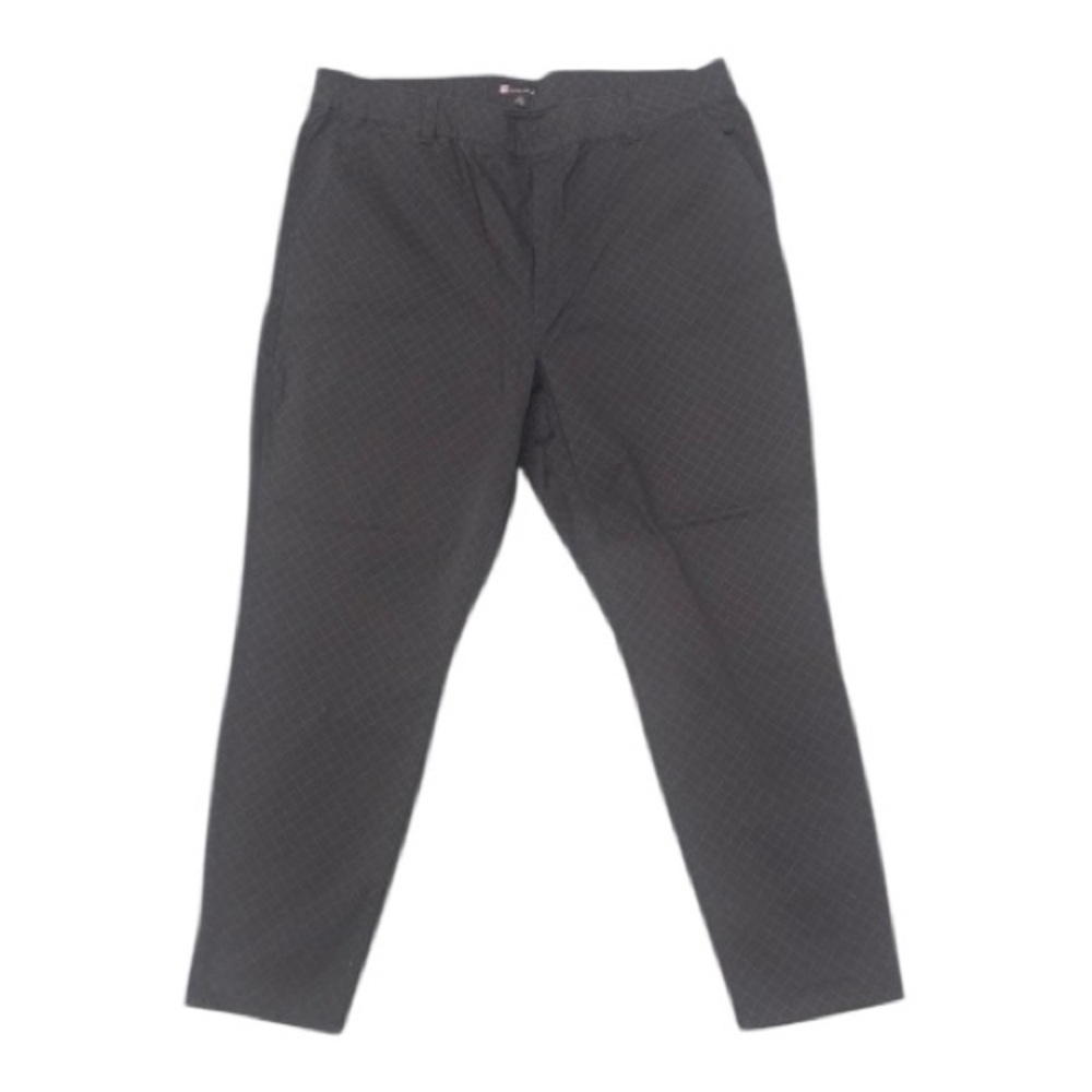 Juicy Couture Black Trousers with Light Diamond Pattern – Women's Size 20W | NWT